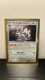 Klinklang 101/142 holo pokemon kaart Stellar Crown, Ophalen of Verzenden, Zo goed als nieuw, Boosterbox