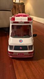 Barbie ambulance met licht en geluid, Kinderen en Baby's, Speelgoed | Speelgoedvoertuigen, Ophalen of Verzenden, Gebruikt