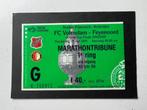 voetbalkaartje Beker finale Volendam - Feyenoord 25 mei 1995, Verzenden, Gebruikt, Feyenoord, Poster, Plaatje of Sticker