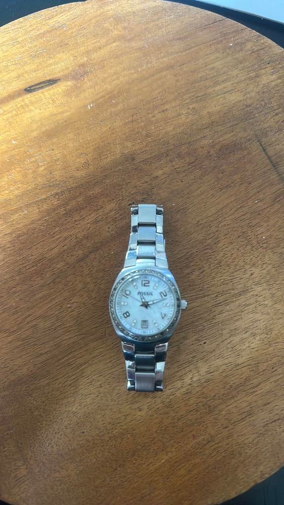 Fossil horloge, Sieraden, Tassen en Uiterlijk, Horloges | Dames, Staal, Gebruikt, Staal, Fossil
