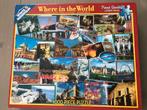 White Mountain - puzzel Where in the world, Hobby en Vrije tijd, Denksport en Puzzels, Ophalen of Verzenden, 500 t/m 1500 stukjes