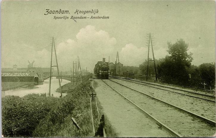 Ansichtkaart: Zaandam, Hoogendijk, Verzamelen, Ansichtkaarten | Nederland, Ongelopen, Noord-Holland, Voor 1920, Verzenden