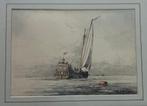 Marinus Johannes Drulman (de Jongere) gesigneerd r.o. in de, Antiek en Kunst, Verzenden