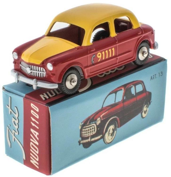 Fiat NUOVA 1100 BERN TAXI, Hobby en Vrije tijd, Modelauto's | Overige schalen, Nieuw, Auto, Ophalen of Verzenden
