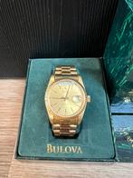 Bulova Super Seville Goud Perfecte staat, Sieraden, Tassen en Uiterlijk, Horloges | Heren, Overige merken, Goud, Ophalen of Verzenden