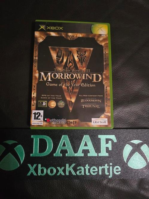 The elder scrolls III Morrowind game of the year edition, Spelcomputers en Games, Games | Xbox Original, Zo goed als nieuw, 1 speler