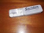 saridon blikje met enkele tabletten. 1960, Ophalen of Verzenden, Gebruikt, Overige, Overige merken