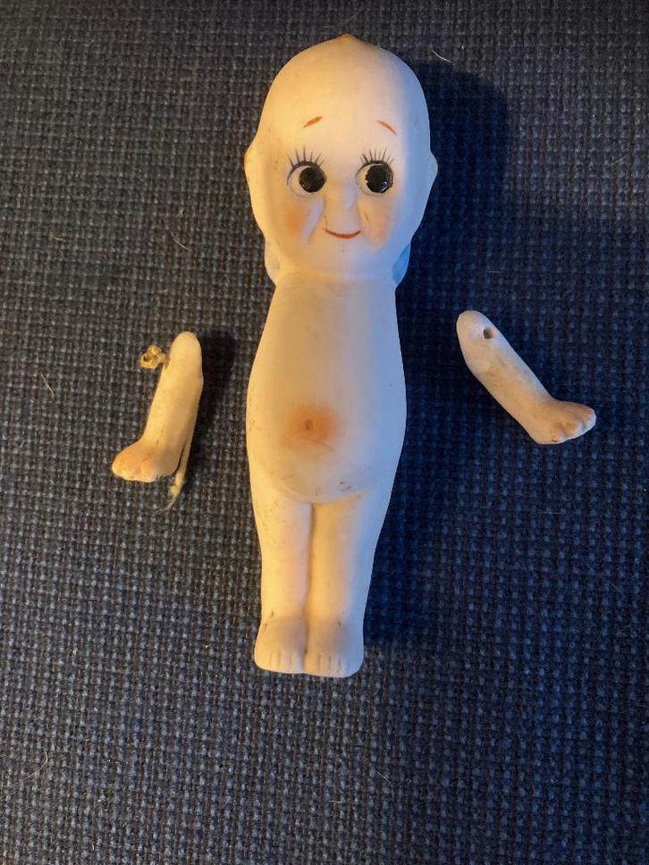 kewpie popje vintage porcelein, Verzamelen, Poppen, Gebruikt, Pop, Ophalen of Verzenden