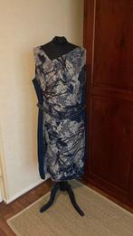 Linea Raffaelli jurk met jasje 44 ?, Blauw, Maat 42/44 (L), Ophalen of Verzenden, Zo goed als nieuw
