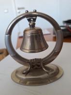 Antieke Tafelbel met Ring - Decoratief Metaal, Ophalen of Verzenden