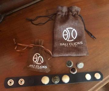 Bali Clicks armband van leer ( nieuw en origineel) beschikbaar voor biedingen