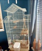 Ruime mooie vogelkooi zeer goed, Ophalen, Gebruikt, Metaal, Vogelkooi