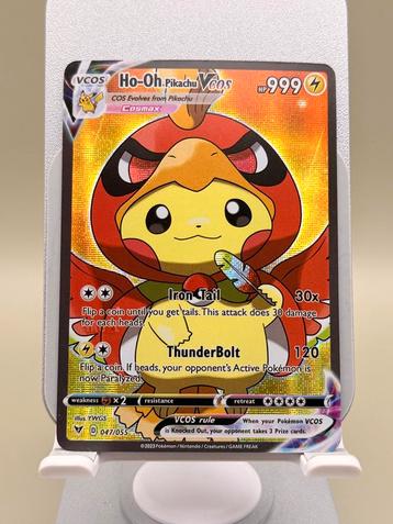 Pikachu & Ho-Oh Pokémon Kaart Prachtige (Proxy) beschikbaar voor biedingen