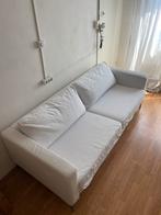 Ikea Karlstad witte bank (tweezit) met afneembare hoezen, Ophalen, Zo goed als nieuw