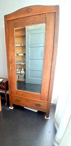 Antieke Eiken Kast met Spiegeldeur (1920), Ophalen