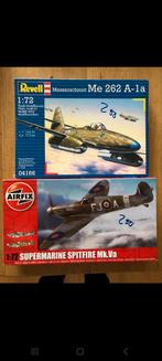 Revell airfix messerschmitt me 262 spitfire, Ophalen of Verzenden, Zo goed als nieuw, 1:72 tot 1:144, Revell