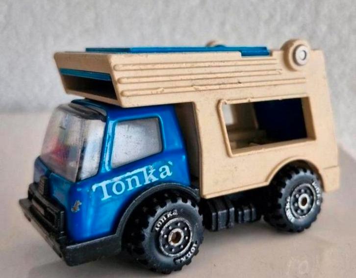 Tonka Camper Blauw/Beige, Hobby en Vrije tijd, Modelauto's | Overige schalen, Zo goed als nieuw, Auto, Ophalen of Verzenden