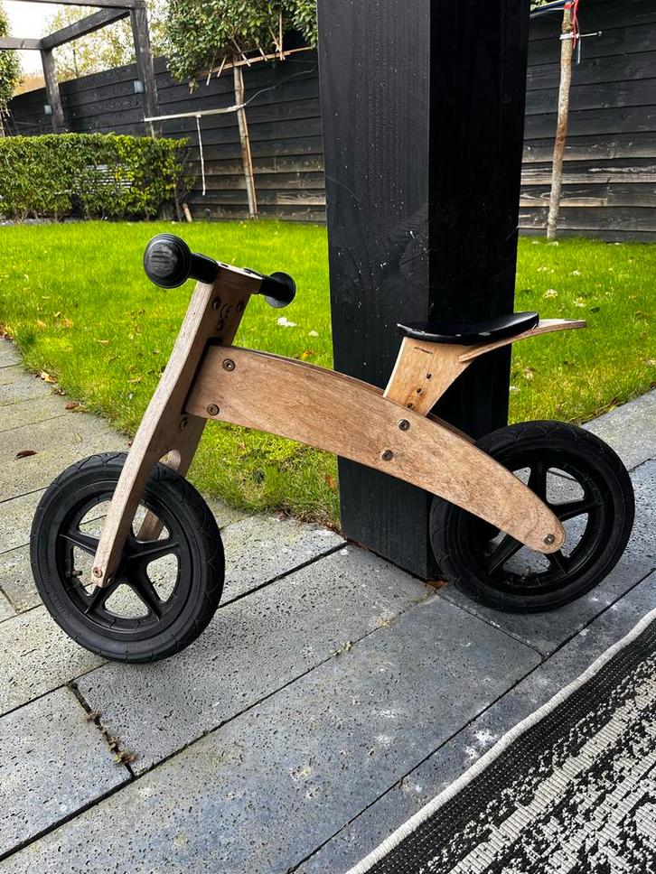 Angels & Bandits Loopfiets - Houten Frame, Kinderen en Baby's, Speelgoed | Buiten | Voertuigen en Loopfietsen, Gebruikt, Loopfiets