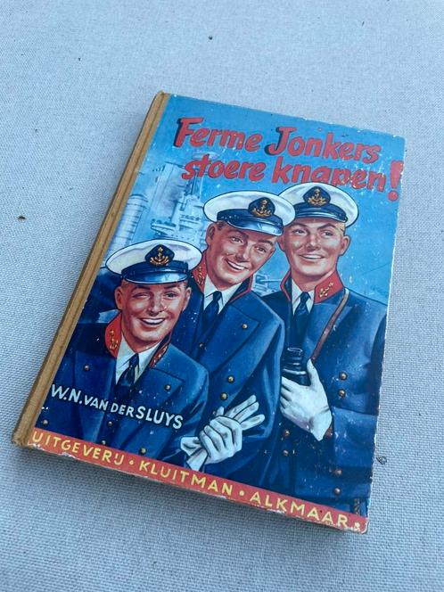 Ferme Jonkers stoere knapen! , W.N. van der Sluys, Kluitman, Boeken, Kinderboeken | Jeugd | 13 jaar en ouder, Gelezen, Ophalen of Verzenden