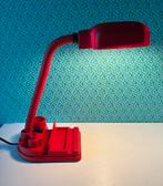 Vintage bureaulamp met organiser, Huis en Inrichting, Kunststof, Gebruikt, Vintage, Ophalen of Verzenden