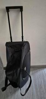 Zwarte Trolley Tas, Uitschuifbare handgreep, 50 tot 60 cm, Hard kunststof, Ophalen of Verzenden