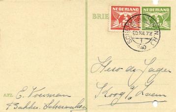 E. Voerman, bakker, Schermerhorn - 12.1940 - briefkaart beschikbaar voor biedingen