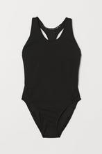 H&M Racerback sportbadpak met mesh, Zwart, maat M, ZGAN, Kleding | Dames, Badmode en Zwemkleding, H&M, Verzenden, Zwart, Badpak