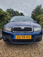 Skoda Fabia 1.4 Combi 74KW 2006 Blauw, Auto's, Voorwielaandrijving, 4 cilinders, Blauw, 100 pk