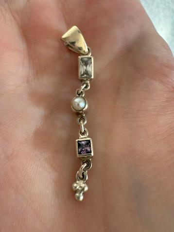 R192/Zilveren veelzijdige langwerpige Hanger beschikbaar voor biedingen