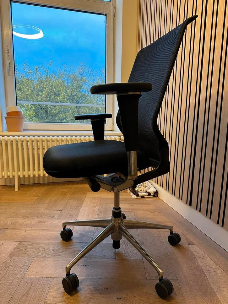 Premium Ergonomic chair “Haworth”, Huis en Inrichting, Bureaustoelen, Gebruikt, Bureaustoel, Zwart, Ergonomisch, Ophalen