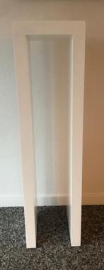 MAATWERK; WITTE ZUIL SOKKEL PILAAR KOLOM CONSOLE 100x25x25cm, Ophalen of Verzenden, Nieuw