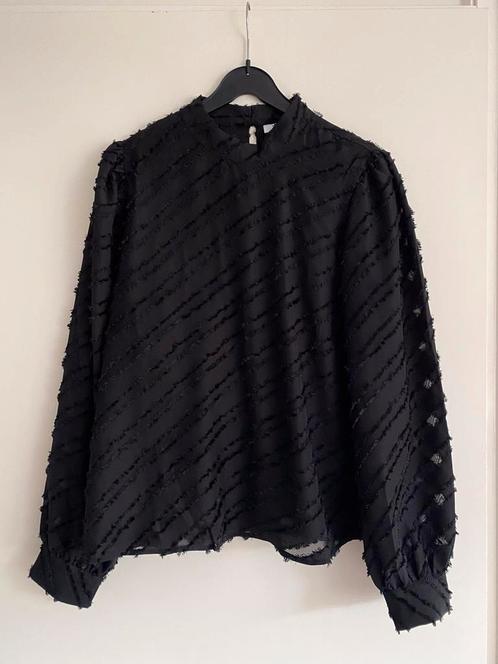 Mooie blouse van Msch Copenhagen maat L, Kleding | Dames, Blouses en Tunieken, Zo goed als nieuw, Maat 42/44 (L), Zwart, Ophalen of Verzenden