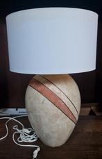 Vintage Tafellamp met gestreept design, Antiek en Kunst, Ophalen