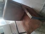 Fauteuil kleur bruin, Huis en Inrichting, Ophalen, Zo goed als nieuw, 75 tot 100 cm, 50 tot 75 cm