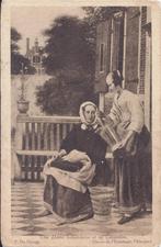 Dame P.de Hoogh Oude ongelopen Ansichtkaart 857, Ophalen of Verzenden, Gelopen, Overige thema's
