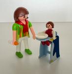 Playmobil 3208 moeder met baby in kinderstoel, Ophalen of Verzenden, Gebruikt, Complete set