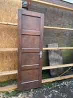 Jaren 30 paneeldeur 4 vlaks, Doe-het-zelf en Verbouw, Deuren en Horren, Ophalen, Gebruikt, Minder dan 80 cm, Binnendeur