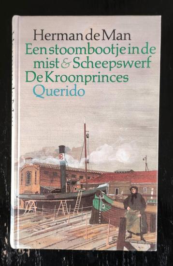 Herman de Man: Stoombootje in de mist/Werf de Kroonprinces. beschikbaar voor biedingen