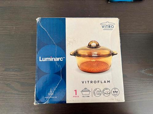 Luminarc Vitroflam glazen kookpan 1.5L – Nieuw in doos – €50, Huis en Inrichting, Keuken | Potten en Pannen, Zo goed als nieuw