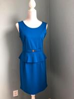Koningsblauw peplum jurkje mt 38/40, Kleding | Dames, Jurken, Maat 38/40 (M), Made in Italy, Blauw, Ophalen of Verzenden