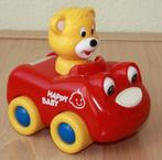 Rode auto met geel beertje van Happy baby speelgoed, Ophalen of Verzenden, Gebruikt