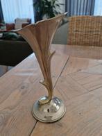 1970s Godinger verzilverde trompet vaasje, Ophalen of Verzenden, Overige kleuren, Overige materialen, Minder dan 50 cm
