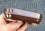 Bonsai schaal handgemaakt bruin geglazuurd 12,5x10,3x3,7, Nieuw, Ophalen of Verzenden, Aardewerk, Rechthoekig