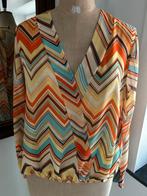Kleurrijke blouse terra di siena 1 maat, Kleding | Dames, Terra di siena, Ophalen of Verzenden, Zo goed als nieuw, Maat 38/40 (M)
