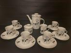 Vintage koffieservies Spenzo Rose Noir, Antiek en Kunst, Ophalen of Verzenden
