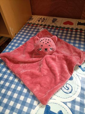 Roze poes knuffeldoekje Mundia Doetinchem  beschikbaar voor biedingen