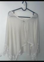 Witte poncho, Kleding | Dames, Ophalen, Gedragen, Maat 38/40 (M), Wit