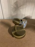 Bronzen Spot - Wandlamp/Plafondlamp, Ophalen, Halogeen, Metaal of Aluminium, Zo goed als nieuw