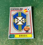 Panini plaatje embleem Brazilie WK 1982, Ophalen of Verzenden