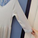 Mango zilver kleurige plissé jurk met 3/4 mouw mt XS 38580, Kleding | Dames, Grijs, Maat 34 (XS) of kleiner, Mango, Ophalen of Verzenden